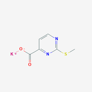 molecular formula C6H5KN2O2S B1647923 Potassium 2-(methylthio)pyrimidine-4-carboxylate CAS No. 250726-38-6