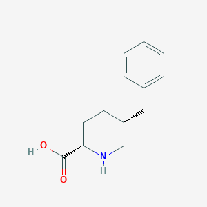 molecular formula C13H17NO2 B1647949 (2s,5r)-5-benzylpiperidine-2-carboxylic acid 