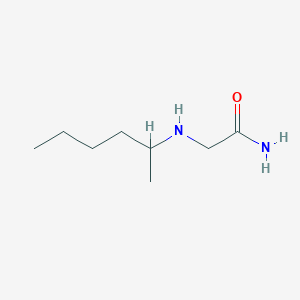 2-((1-Methylpentyl)amino)acetamide