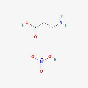 molecular formula C3H8N2O5 B1648160 beta-Alanine nitrate 