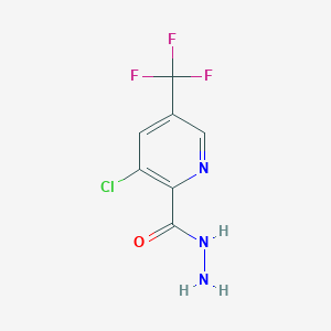 molecular formula C7H5ClF3N3O B1648165 3-Chloro-5-(trifluoromethyl)picolinohydrazide CAS No. 1033463-30-7
