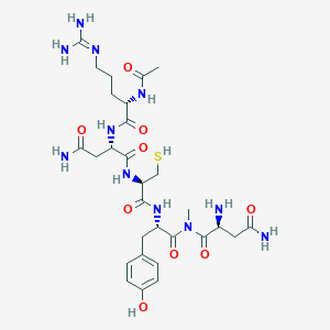 molecular formula C29H45N11O9S B164821 Rncyn CAS No. 126355-75-7