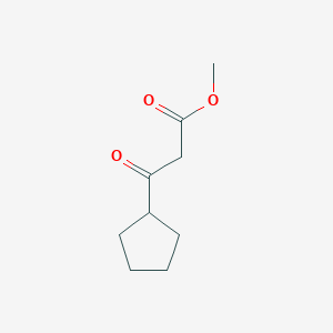 molecular formula C9H14O3 B1648246 Methyl 3-cyclopentyl-3-oxopropanoate 