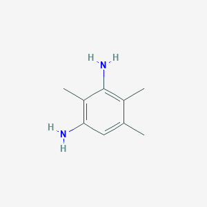 molecular formula C9H14N2 B1648284 2,4,5-Trimethyl-m-phenylenediamine 