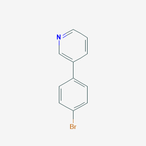 molecular formula C11H8BrN B164829 3-(4-Bromophenyl)pyridine CAS No. 129013-83-8