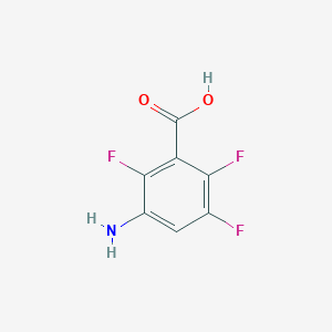 molecular formula C7H4F3NO2 B164834 3-氨基-2,5,6-三氟苯甲酸 CAS No. 133622-65-8