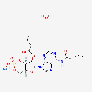 molecular formula C18H25N5NaO9P B1648349 Dibutyryl-cAMPsodiumsalthydrate 