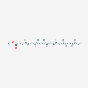 molecular formula C24 H36 O2 B164835 Ethyl docosa-4,7,10,13,16,19-hexaenoate CAS No. 84494-72-4