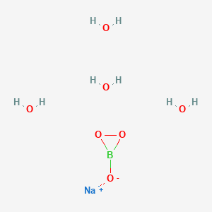 Sodium;3-oxidodioxaborirane;tetrahydrate