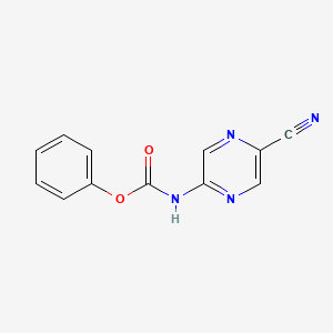 Phenyl 5-cyanopyrazin-2-ylcarbamate