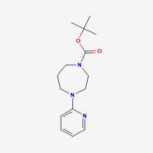 molecular formula C15H23N3O2 B1648365 Tert-butyl 4-(2-pyridinyl)-1,4-diazepane-1-carboxylate 