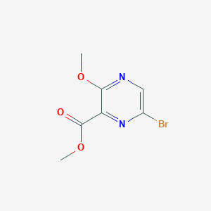 molecular formula C7H7BrN2O3 B1648378 Methyl 6-bromo-3-methoxypyrazine-2-carboxylate CAS No. 259794-06-4