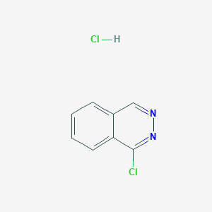 molecular formula C8H6Cl2N2 B1648395 1-Chlorophthalazine hydrochloride CAS No. 300843-36-1