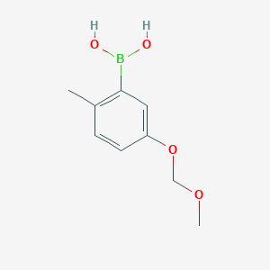 molecular formula C9H13BO4 B1648408 5-(Methoxymethoxy)-2-methylphenylboronic acid CAS No. 341006-18-6