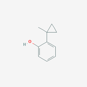 molecular formula C10H12O B1648426 2-(1-Methylcyclopropyl)phenol 