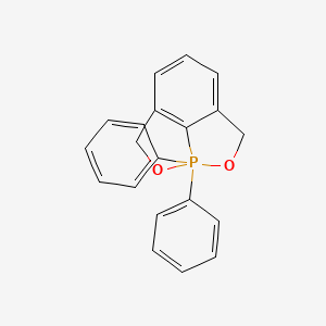 molecular formula C20H17O2P B1648451 8,8-Dihydro-8,8-diphenyl-2H,6H-[1,2]oxaphospholo[4,3,2-hi][2,1]benzoxaphosphole 