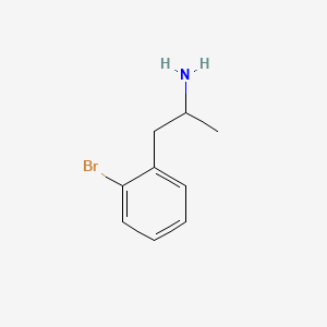 molecular formula C9H12BrN B1648466 1-(2-Bromophenyl)propan-2-amine 