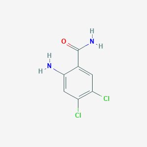 molecular formula C7H6Cl2N2O B1648494 2-Amino-4,5-dichlorobenzamide 