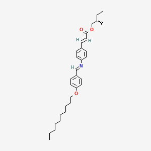 molecular formula C31H43NO3 B1648521 P-Decyloxybenzylidene p-Aminocinnamic Acid l-2-Methylbutyl Ester 