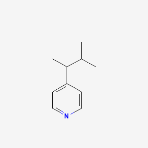 molecular formula C10H15N B1648563 4-(1,2-Dimethyl-propyl)-pyridine 