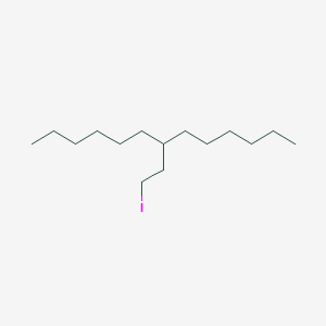 molecular formula C15H31I B1648651 Tridecane, 7-(2-iodoethyl)- 