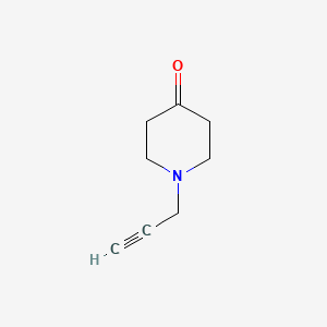 molecular formula C8H11NO B1648696 1-(2-Propyn-1-yl)-4-piperidinone CAS No. 857190-11-5