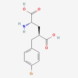 molecular formula C12H14BrNO4 B1648771 (4S)-4-(4-Bromobenzyl)-L-glutamic acid 