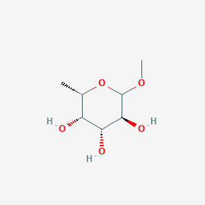 (3S,4R,5S,6S)-2-Methoxy-6-methyltetrahydro-2H-pyran-3,4,5-triol