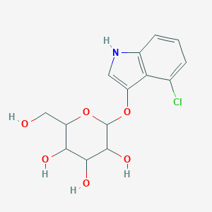 molecular formula C14H16ClNO6 B164896 4-氯-3-吲哚基-β-D-半乳糖苷 CAS No. 135313-63-2