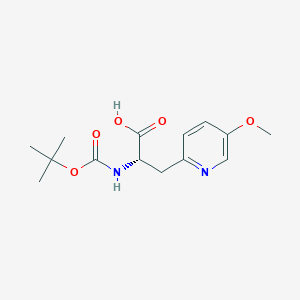 molecular formula C14H20N2O5 B1648992 3-(5-methoxypyridin-2-yl)-N-Boc-L-alanine 
