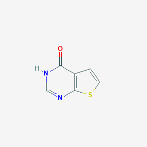 molecular formula C6H4N2OS B016490 thieno[2,3-d]pyrimidin-4(3H)-one CAS No. 14080-50-3