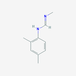 molecular formula C10H14N2 B164901 N'-(2,4-Dimethylphenyl)-N-methylformamidine CAS No. 33089-74-6