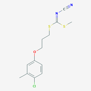 [3-(4-Chloro-3-methylphenoxy)propyl]methyl-cyanocarbonimidodithioate