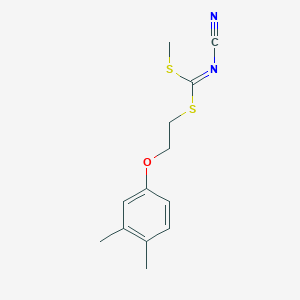 [2-(3,4-Dimethylphenoxy)ethyl]methyl-cyanocarbonimidodithioate