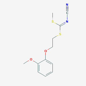 [2-(2-Methoxyphenoxy)ethyl]methyl-cyanocarbonimidodithioate