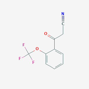 3-Oxo-3-(2-(trifluoromethoxy)phenyl)propanenitrile