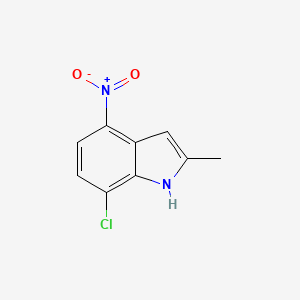 7-Chloro-2-methyl-4-nitro-1H-indole