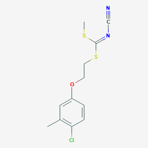 [2-(4-Chloro-3-methylphenoxy)ethyl]methyl-cyanocarbonimidodithioate