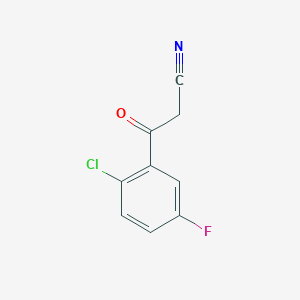 3-(2-Chloro-5-fluorophenyl)-3-oxopropanenitrile