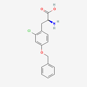 molecular formula C16H16ClNO3 B1649095 O-Benzyl-2-chloro-L-tyrosine 