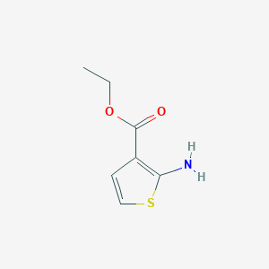 molecular formula C7H9NO2S B016491 Ethyl 2-aminothiophene-3-carboxylate CAS No. 31891-06-2