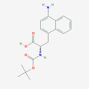 3-(4-Aminonaphthalen-1-yl)-N-Boc-L-alanine