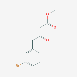 molecular formula C11H11BrO3 B1649110 4-(3-Bromo-phenyl)-3-oxo-butyric acid methyl ester 