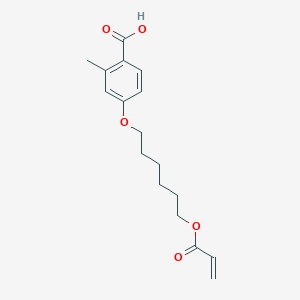 2-Methyl-4-(6-prop-2-enoyloxyhexyloxy)benzoic acid