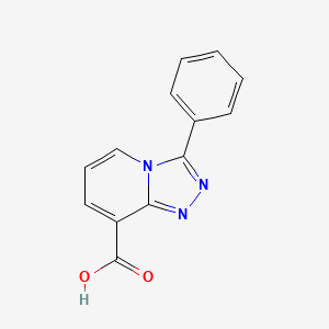 molecular formula C13H9N3O2 B1649129 3-Phenyl[1,2,4]triazolo[4,3-a]pyridine-8-carboxylic acid CAS No. 1082193-69-8