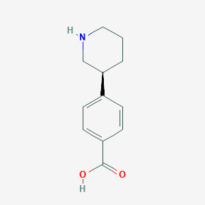 4-(3S)-3-Piperidinylbenzoic acid