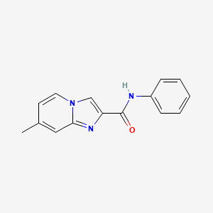 molecular formula C15H13N3O B1649167 7-methyl-N-phenyl-Imidazo[1,2-a]pyridine-2-carboxamide 
