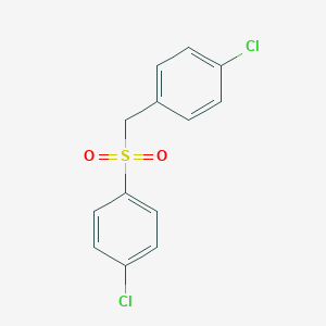 molecular formula C13H10Cl2O2S B164917 p-Chlorobenzyl-p-chlorophenyl sulfone CAS No. 7082-99-7