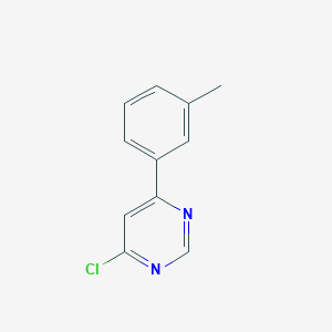 molecular formula C11H9ClN2 B1649174 4-Chloro-6-m-tolyl-pyrimidine 