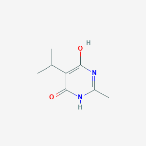 molecular formula C8H12N2O2 B1649185 6-Hydroxy-5-isopropyl-2-methylpyrimidin-4(1H)-one 